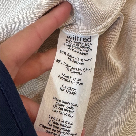 Aritzia Wilfred Cream A-Line Skirt Size Women’s XS - Picture 5 of 5